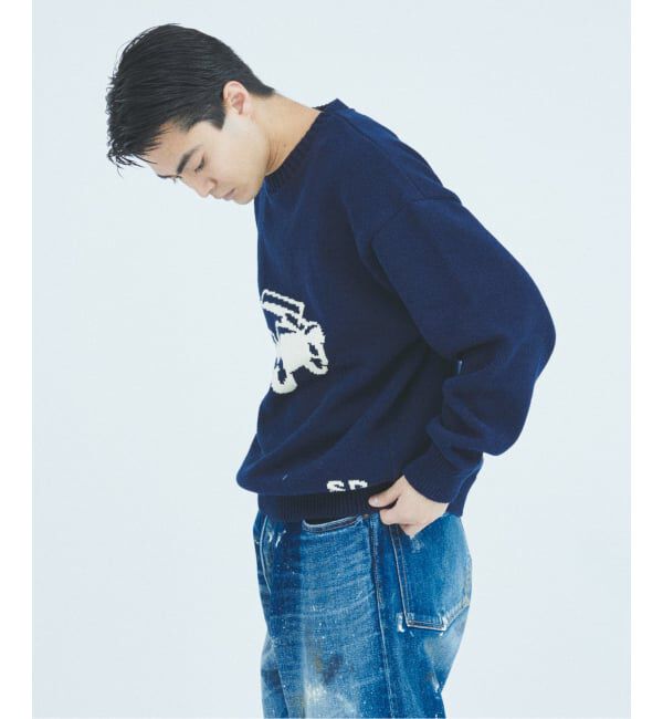 J.S.Homestead「Stead / ホビー インターシャ ニット」|ニット・セーター|