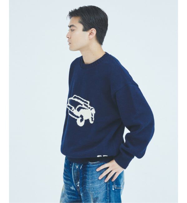 J.S.Homestead「Stead / ホビー インターシャ ニット」|ニット・セーター|