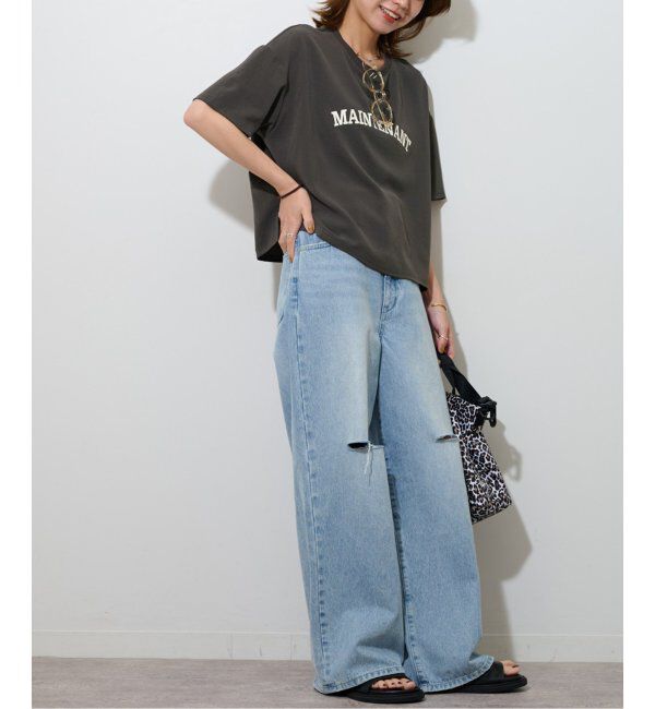 JOURNAL STANDARD relume「《追加3》2WAYジョーゼットロゴTEE」|Tシャツ・カットソー|