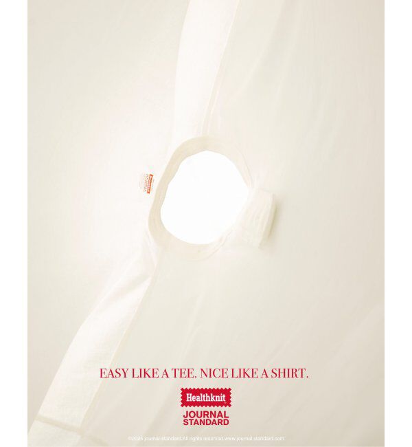 JOURNAL STANDARD「Healthknit / ヘルスニット 別注 ヘンリー ネック Tシャツ」|Tシャツ・カットソー|