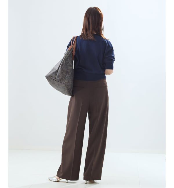 journal standard L'essage「コットンハーフスリーブプルオーバー」|ニット・セーター|