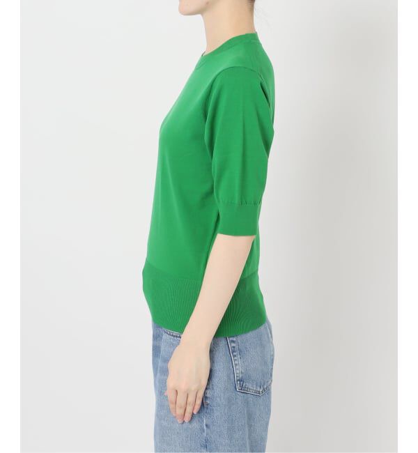 journal standard L'essage「コットンハーフスリーブプルオーバー」|ニット・セーター|