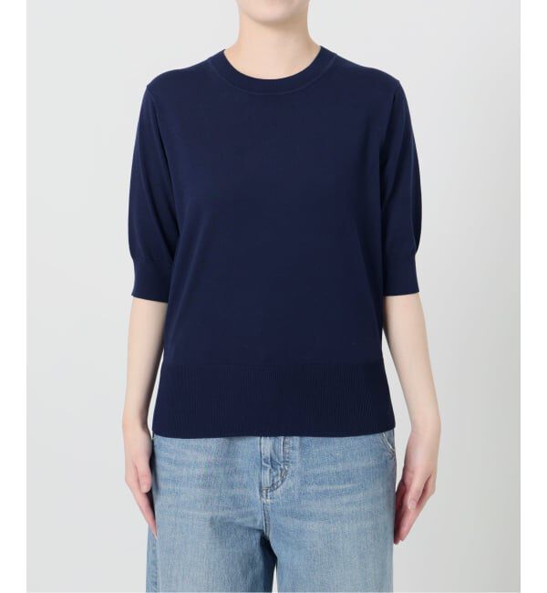 journal standard L'essage「コットンハーフスリーブプルオーバー」|ニット・セーター|