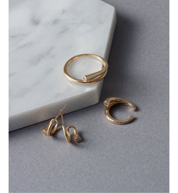 Lilas by Spick&Span「べゼルダイヤリング K10」|リング|