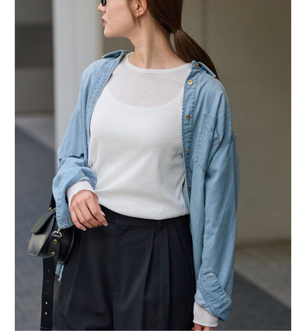 FRAMeWORK「≪追加≫スパンライクドライテレコロンT」|Tシャツ・カットソー|