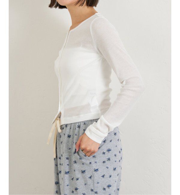 U by SPICK&SPAN「コットンテレココンパクトカーデ」|カーディガン|