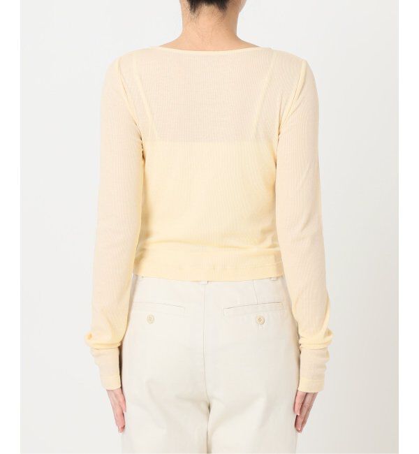 U by SPICK&SPAN「コットンテレココンパクトカーデ」|カーディガン|