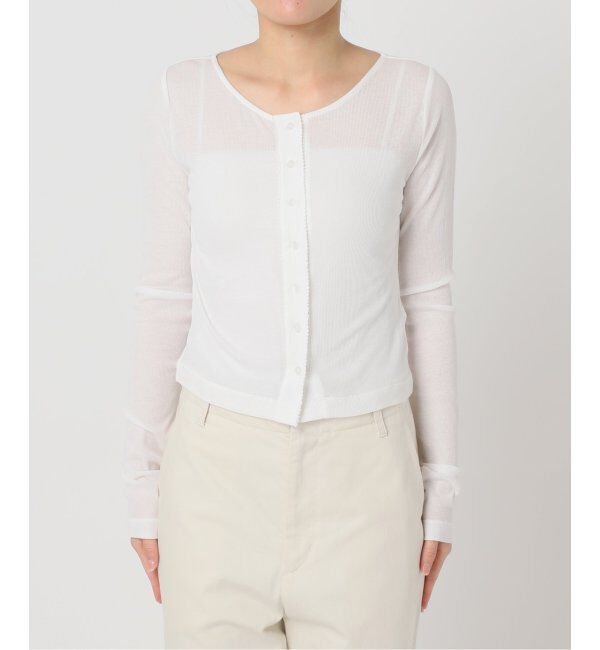 U by SPICK&SPAN「コットンテレココンパクトカーデ」|カーディガン|