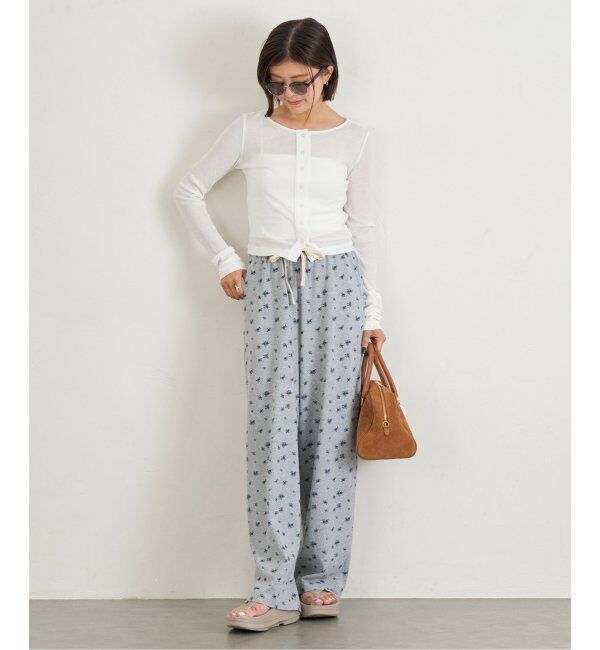 U by SPICK&SPAN「コットンテレココンパクトカーデ」|カーディガン|