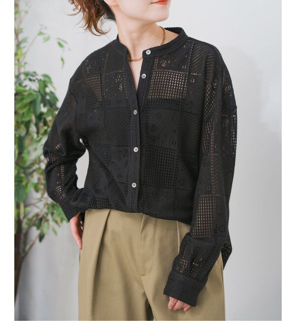 Spick and Span「《追加3》PEレースシャツ」|シャツ・ブラウス|