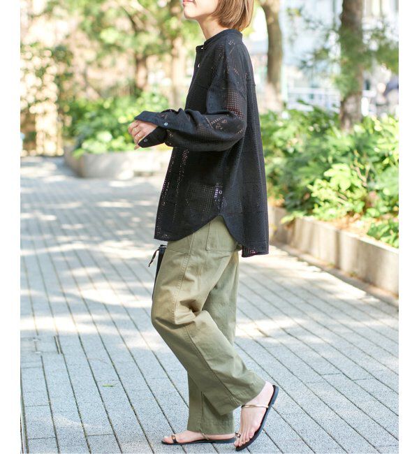 Spick and Span「《追加3》PEレースシャツ」|シャツ・ブラウス|