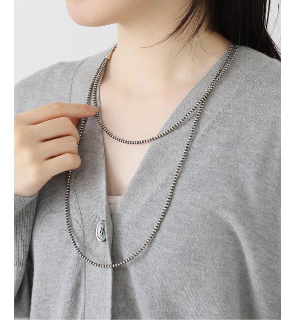 FRAMeWORK「ERICKA NICOLAS BEGAY/エリッカ ニコラス ビゲイ ナバホパールNC 3mm-120c ネックレス」|ネックレス|シルバー