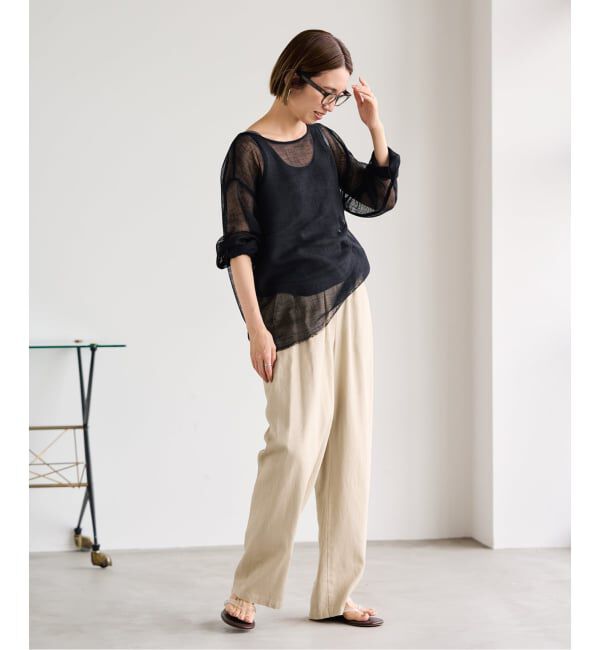FRAMeWORK「≪WEB限定 / 追加予約≫レーヨンリネンツイルドロストパンツ」|その他|