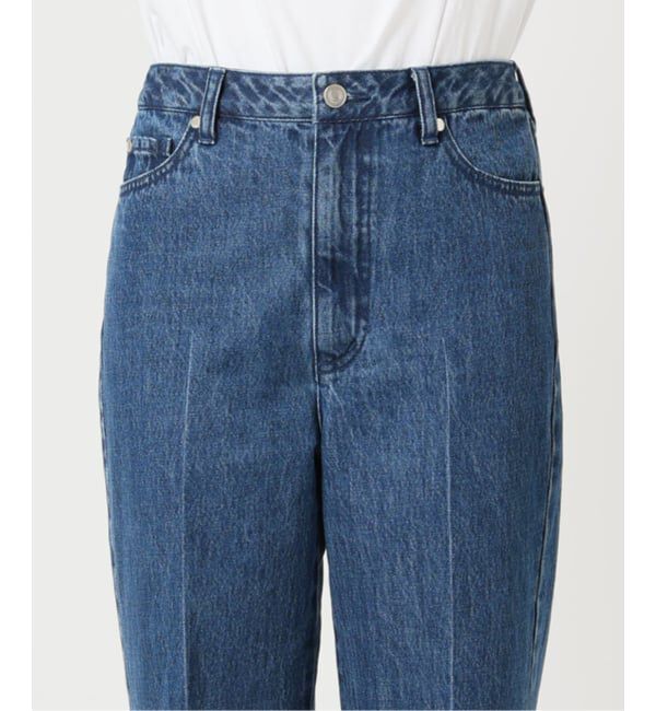 U by SPICK&SPAN「《追加予約》ハイライズストレートデニム」|デニム|