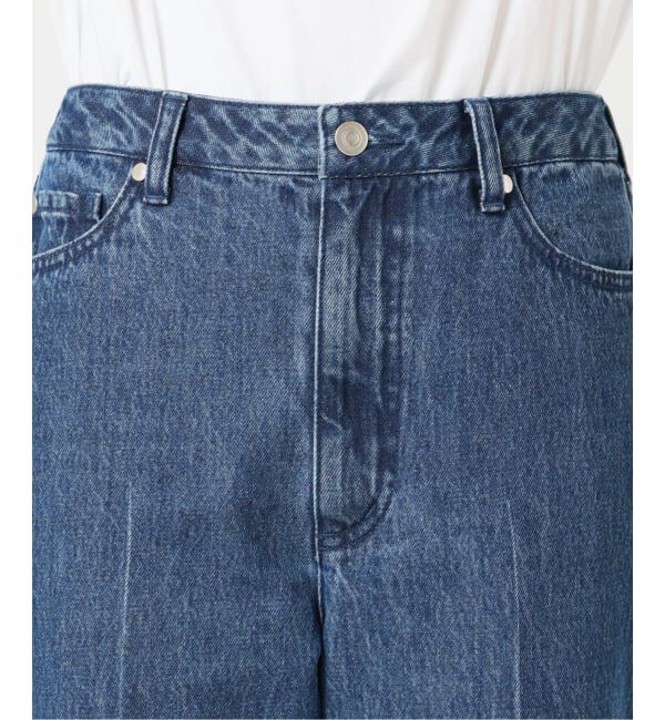 U by SPICK&SPAN「《追加予約》ハイライズストレートデニム」|デニム|