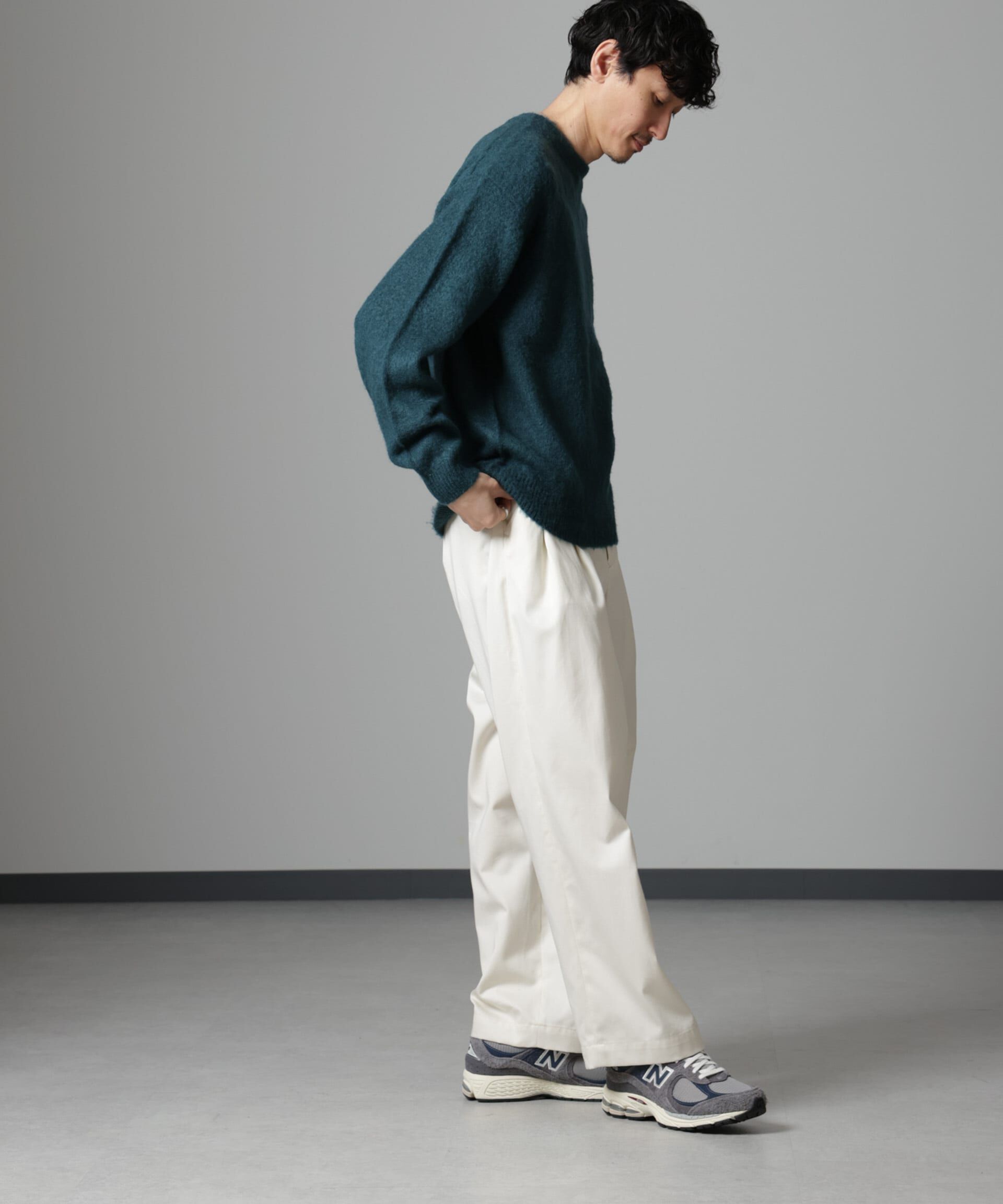 nano･universe「モヘヤブレンド起毛クルーネックニット」|ニット・セーター|