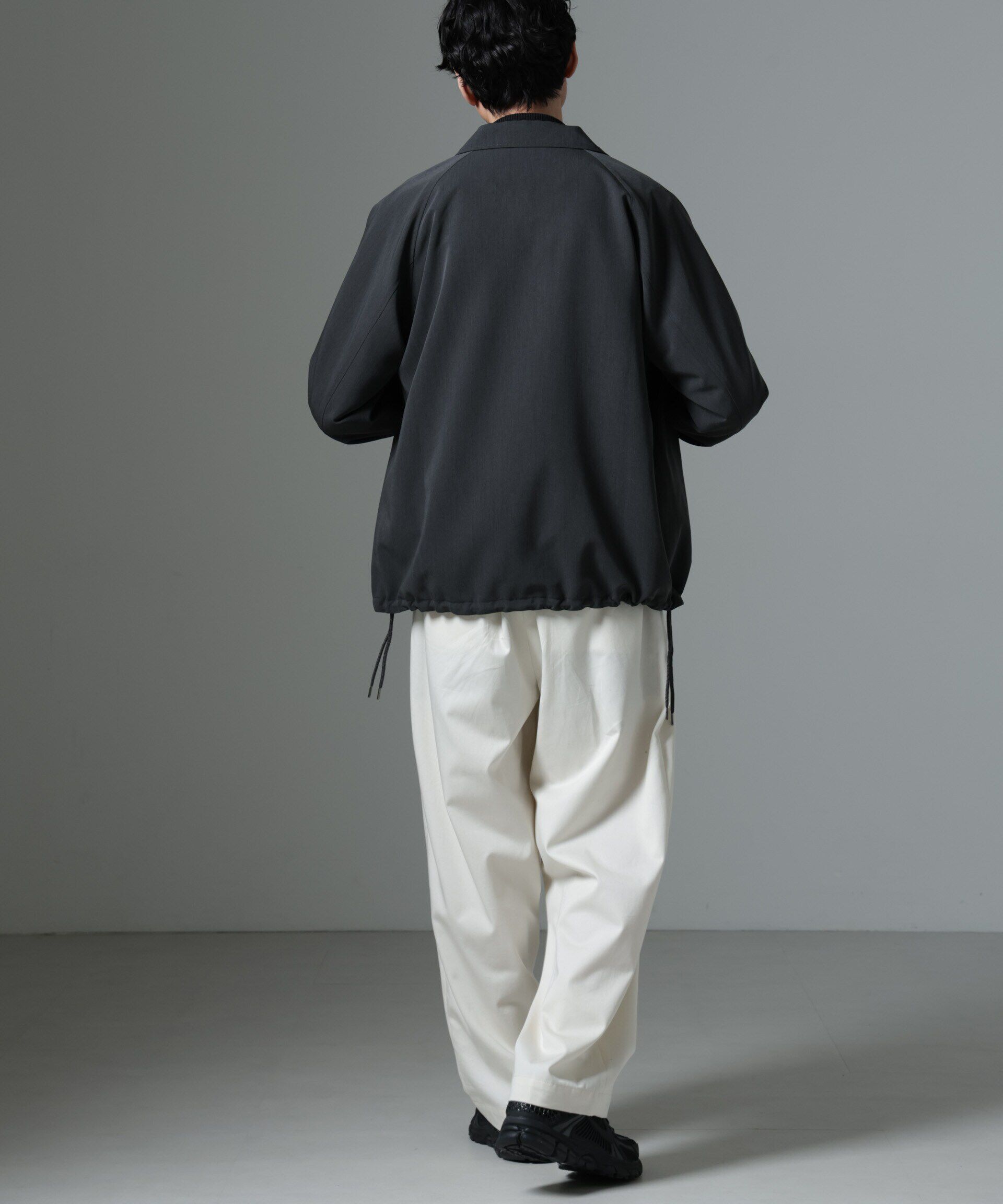 nano･universe「イタリアンドットリラックスコーチジャケット」|ブルゾン・スタジャン|