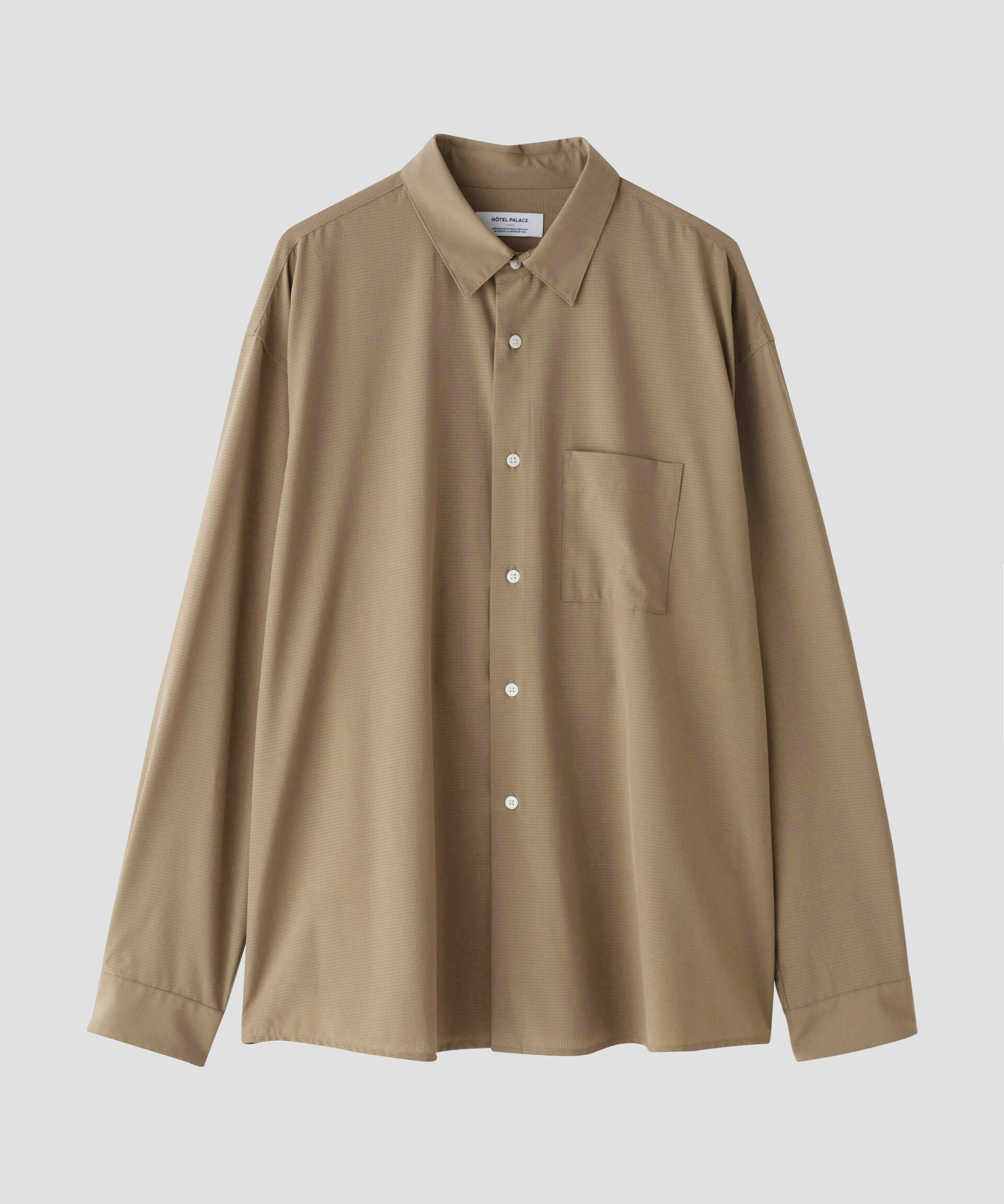 nano･universe「「HOTEL PALACE」オテルパラス アスレチックテックレギュラーカラーシャツ」|シャツ・ブラウス|