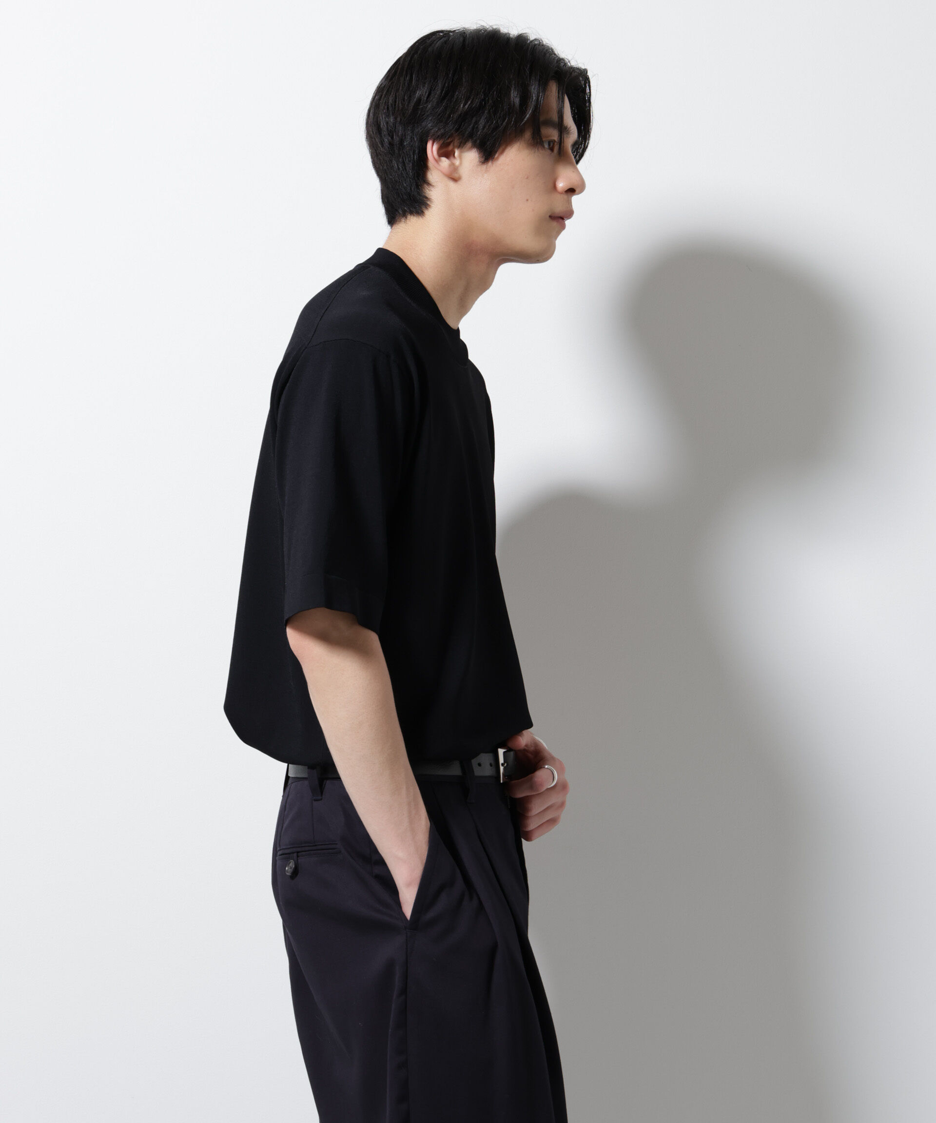 nano･universe「｢ELITE 7 FUNCTION｣モックネックニット」|ニット・セーター|