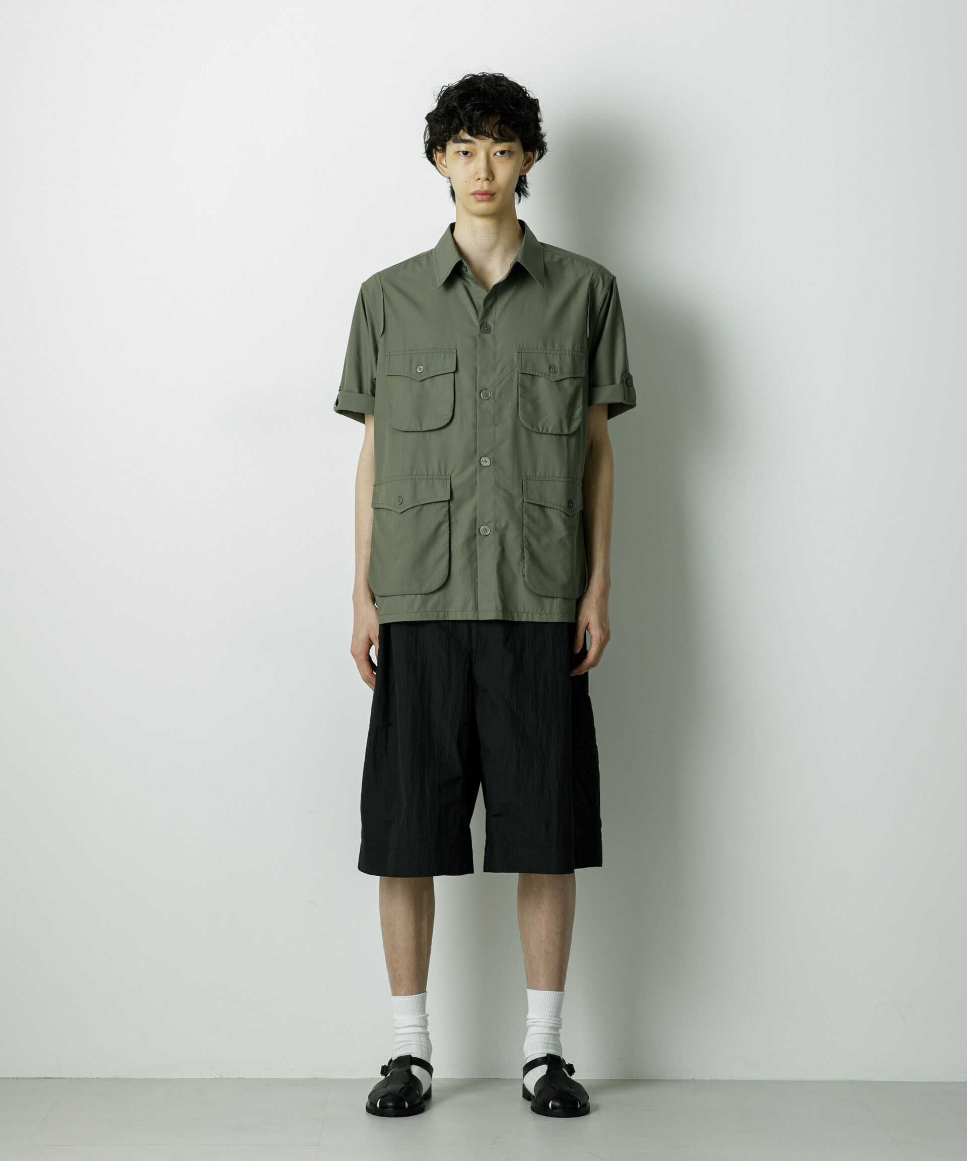 nano･universe「｢HOTEL PALACE｣TRポプリンサファリシャツ」|シャツ・ブラウス|