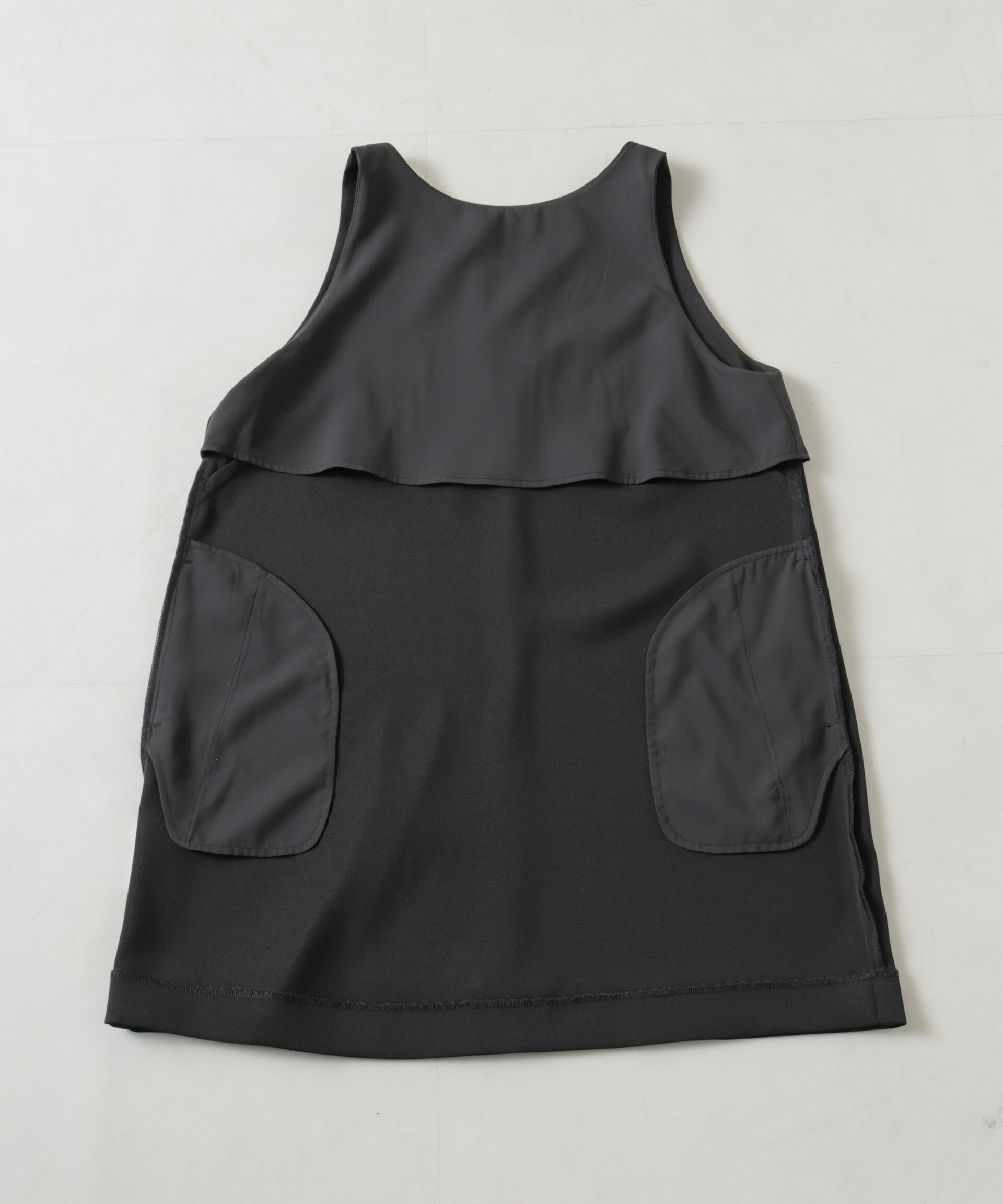 nano･universe「ダブルクロスノースリーブブラウス&times;パンツセットアップ」|ワンピース|