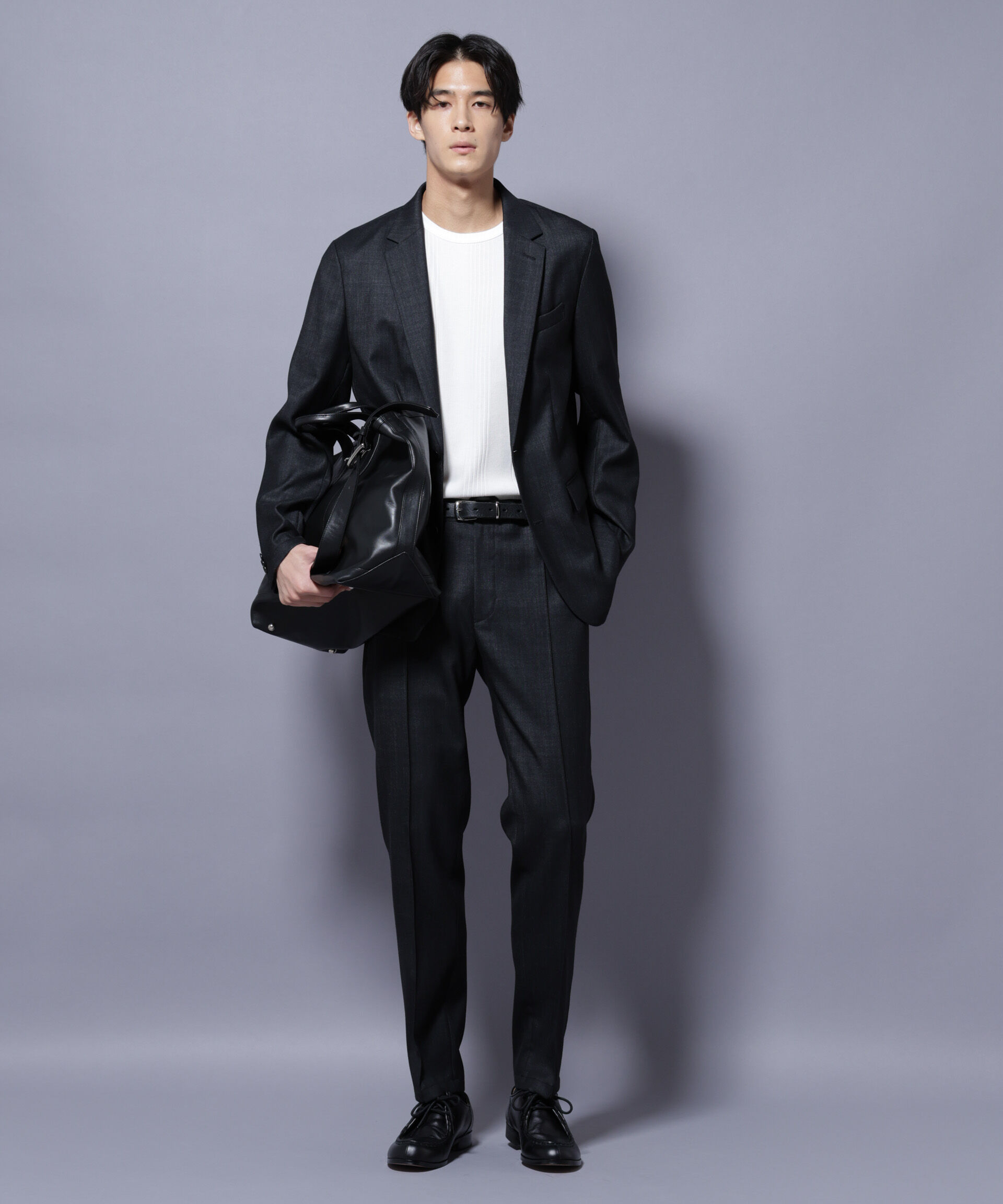 nano･universe「「N TROUSERS PREMIUM」ウールデニムパンツ/STRETCH(セットアップ可)」|スーツ|