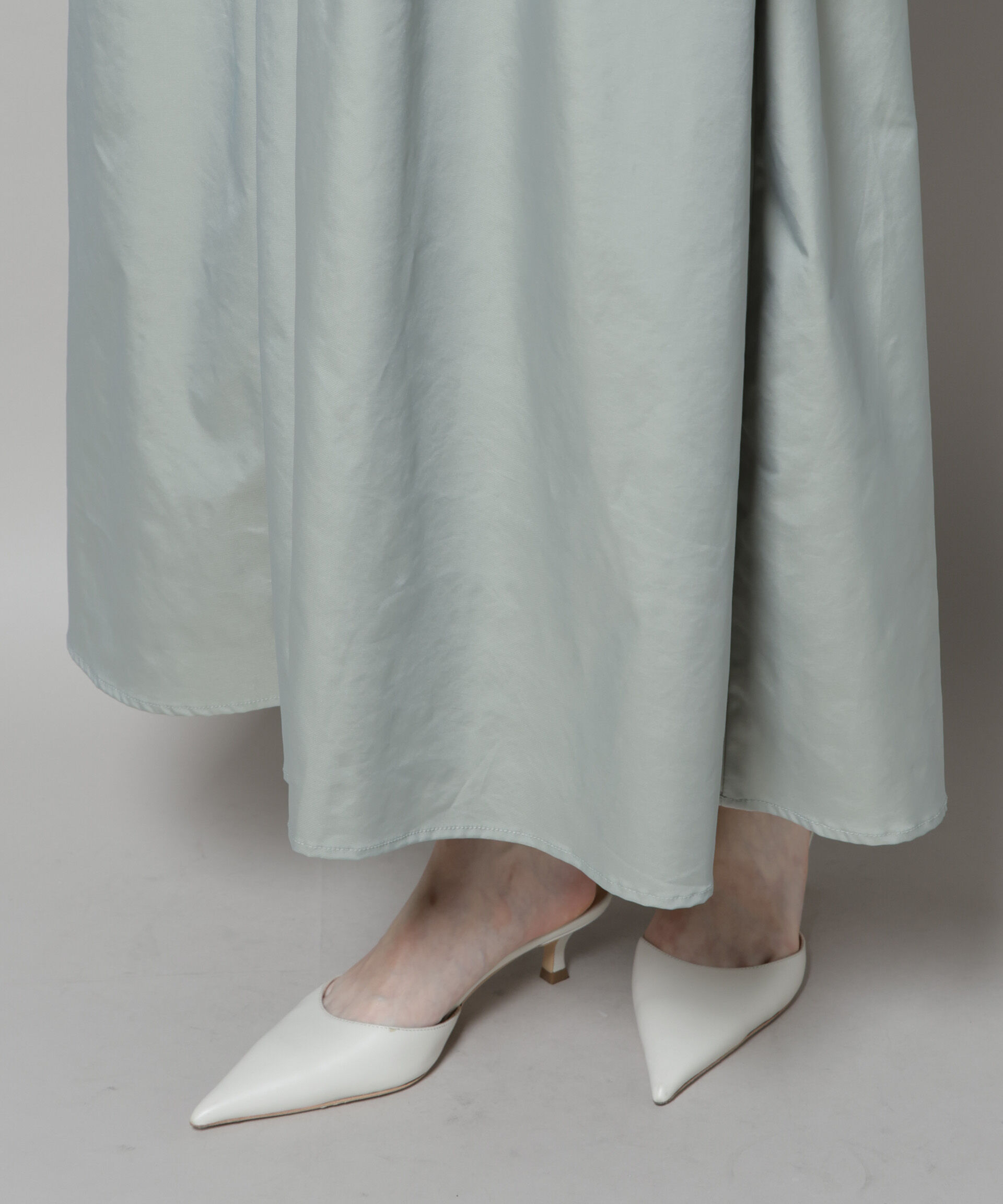 nano･universe「シャンブレータフタキャミレイヤードワンピース」|ワンピース|