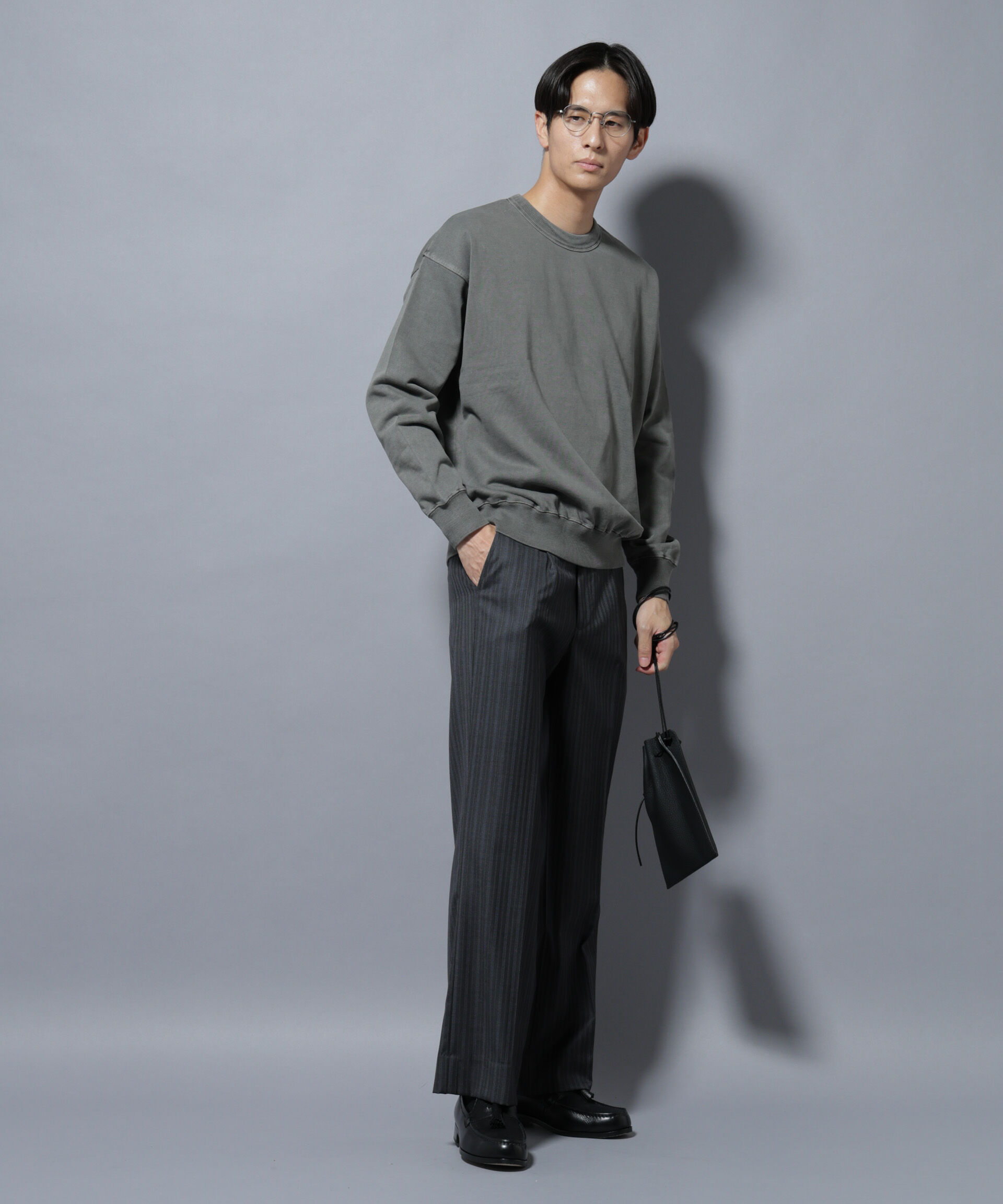 nano･universe「ヴィンテージライク クルーネックスウェット」|Tシャツ・カットソー|