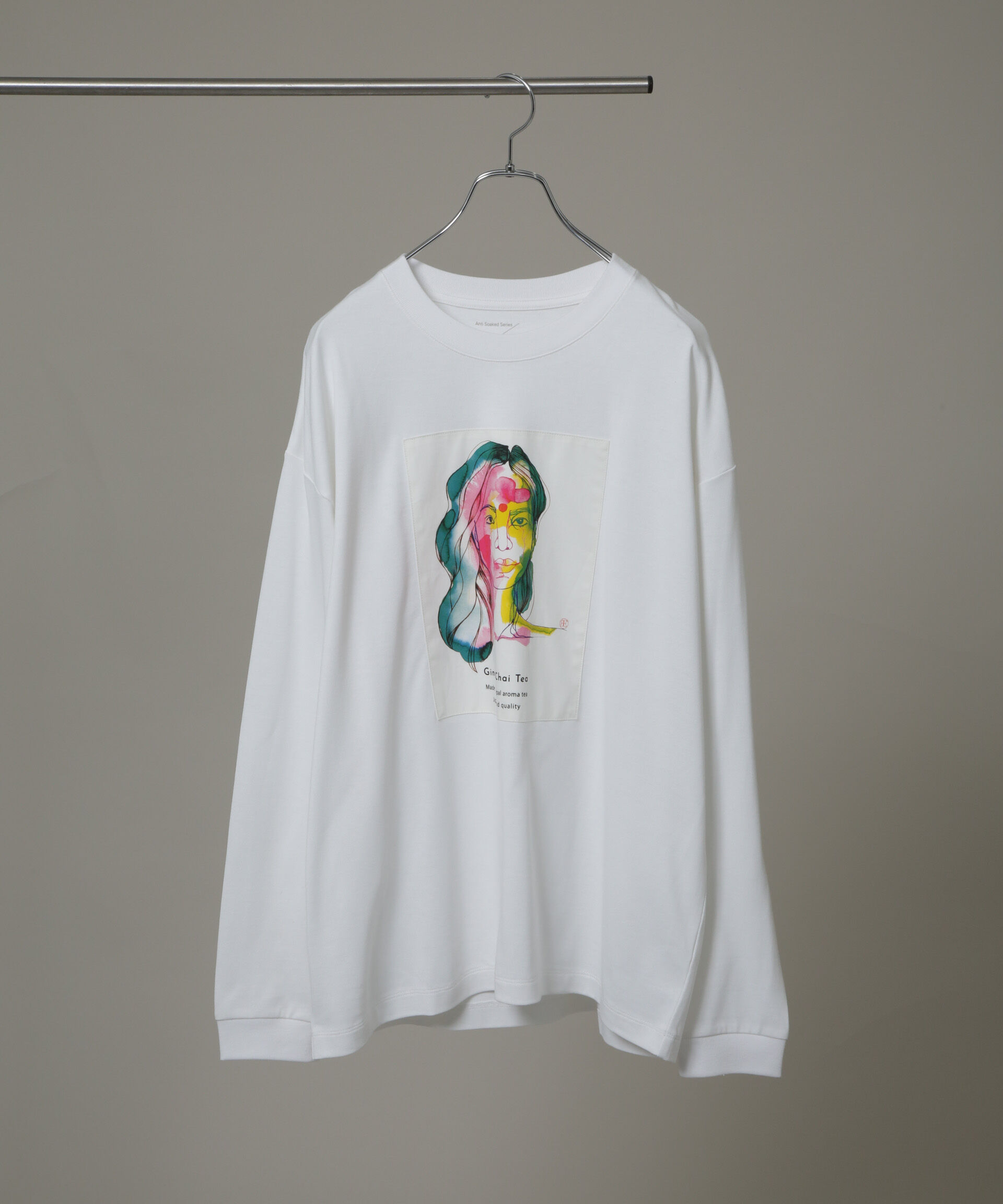 nano･universe「Anti Soaked(R)&times;SUNCHAIポートレート汗染み防止 Ｔシャツ長袖」|Tシャツ・カットソー|