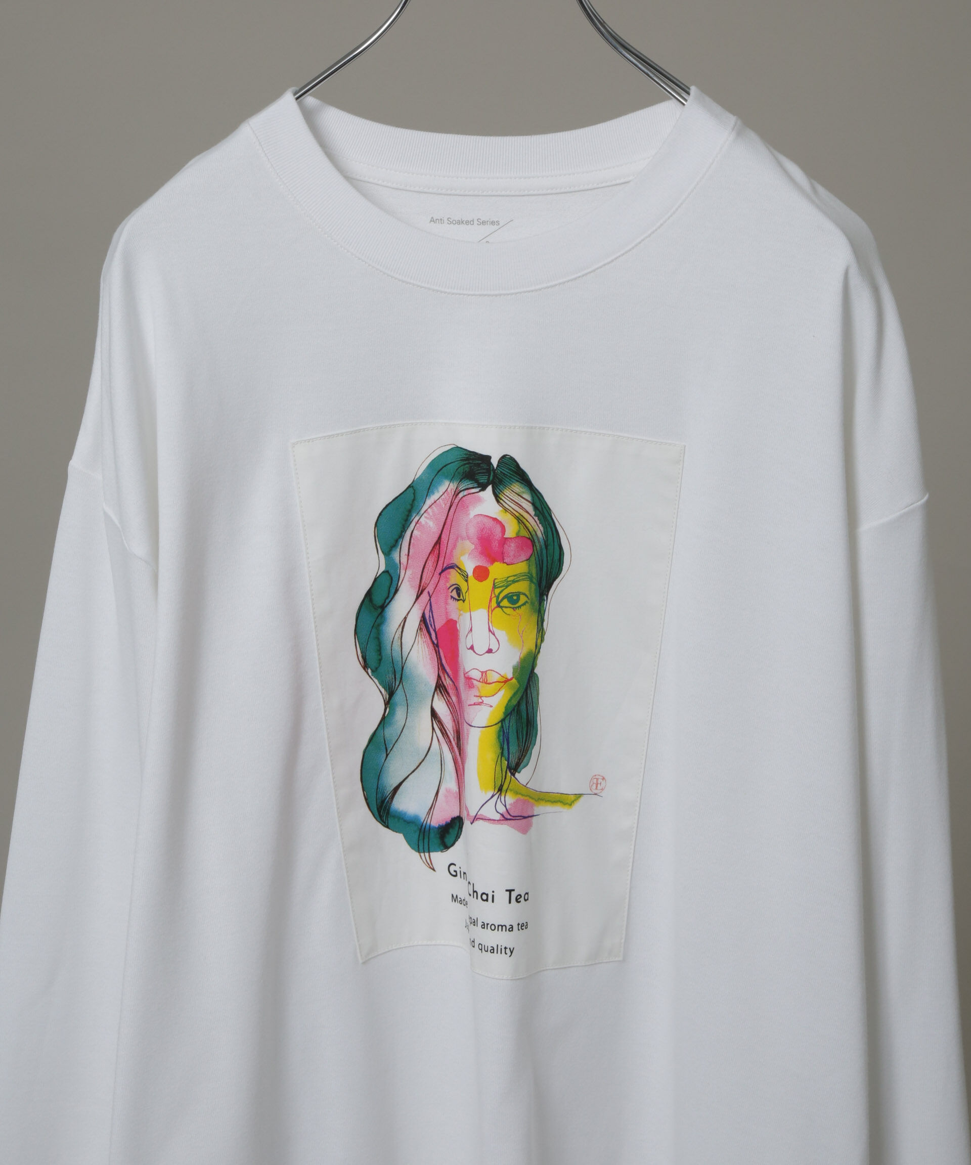 nano･universe「Anti Soaked(R)&times;SUNCHAIポートレート汗染み防止 Ｔシャツ長袖」|Tシャツ・カットソー|