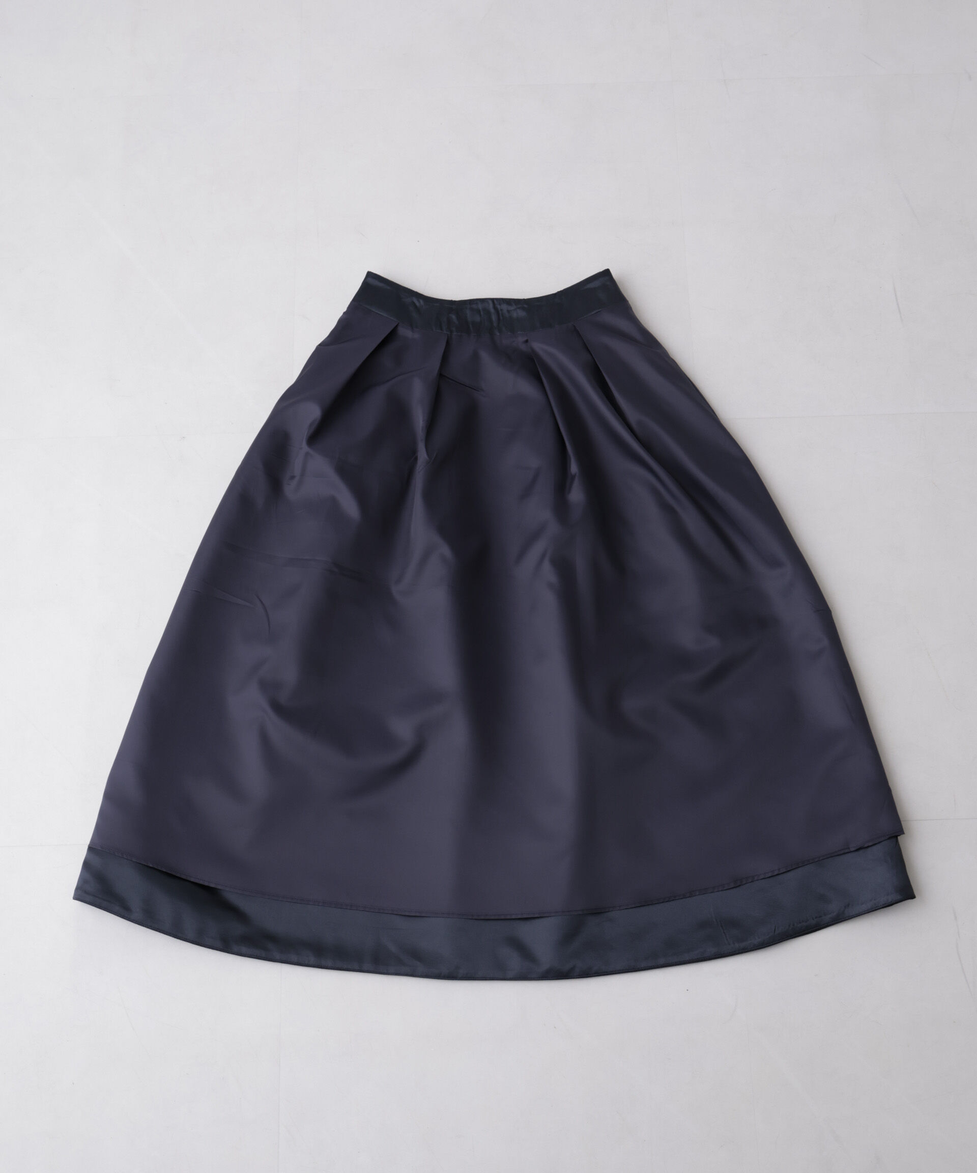 nano･universe「ジャガードボリュームタックスカート(セットアップ可)」|スカート|