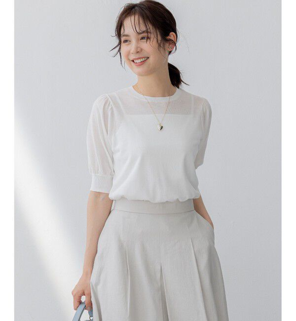 組曲「ハーフパールハート ネックレス」|ネックレス|