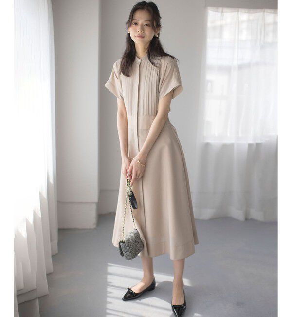 組曲「【洗える・ドライタッチ】シアーボイルフロントタック ワンピース」|ワンピース|