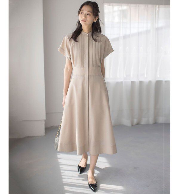 組曲「【洗える・ドライタッチ】シアーボイルフロントタック ワンピース」|ワンピース|