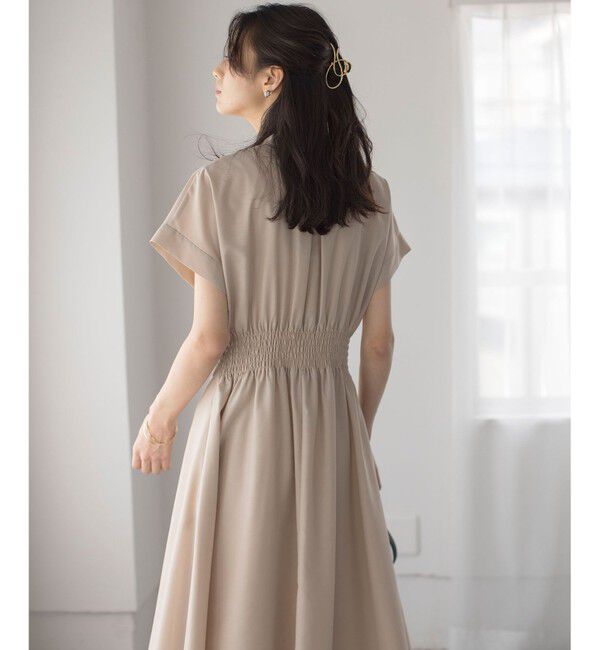 組曲「【洗える・ドライタッチ】シアーボイルフロントタック ワンピース」|ワンピース|