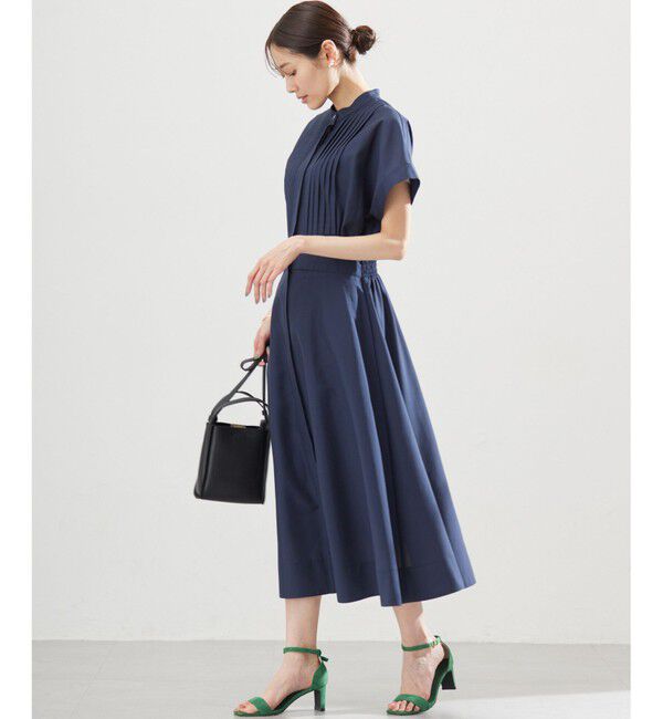 組曲「【洗える・ドライタッチ】シアーボイルフロントタック ワンピース」|ワンピース|