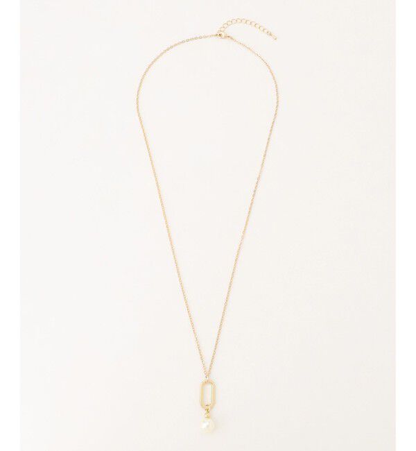 組曲「パールライクオーバルライン ネックレス」|ネックレス|