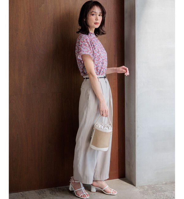 組曲「フラワーガーデンプリント ブラウス」|シャツ・ブラウス|