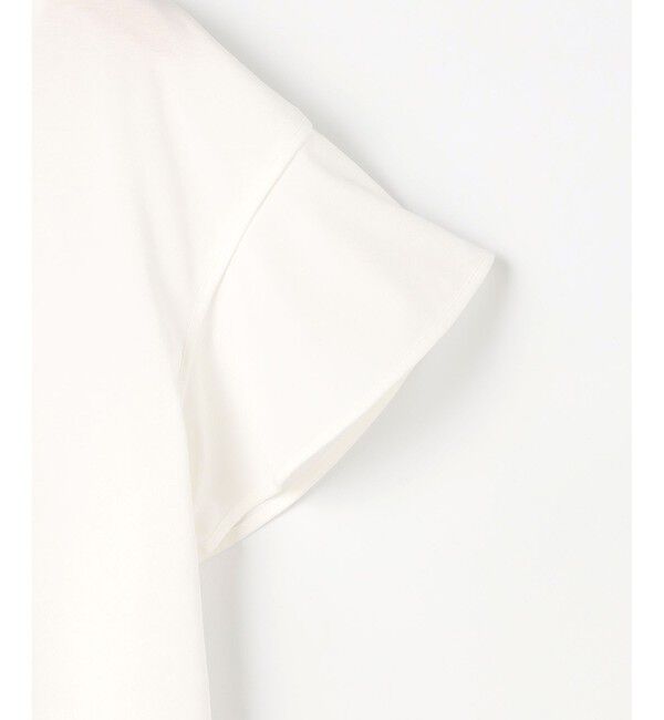 組曲「【WEB限定】プレーティング天竺フリルスリーブ Tシャツ」|Tシャツ・カットソー|