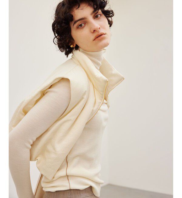 BEIGE,「NIQUET / ショートベスト」|ベスト・ジレ|