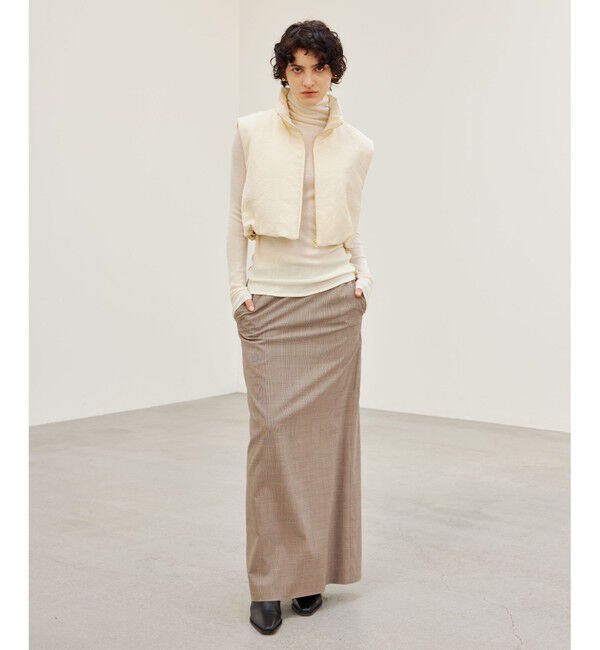 BEIGE,「NIQUET / ショートベスト」|ベスト・ジレ|