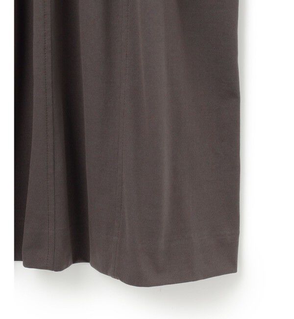 BEIGE,「【洗える】GLANTHUS / コットンカーブラインロングフレアワンピース」|ワンピース|