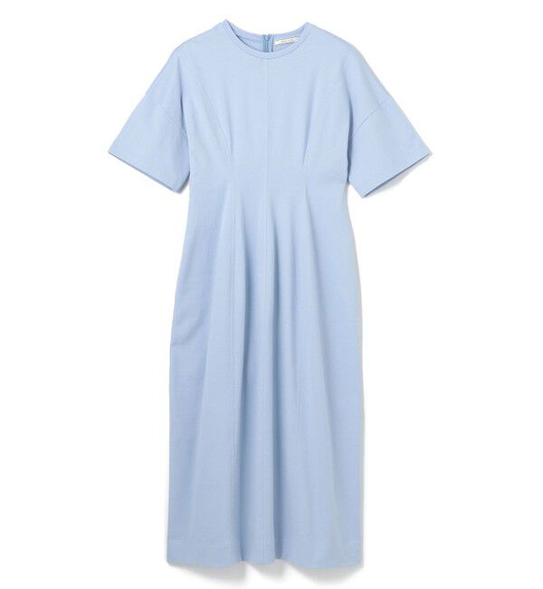 BEIGE,「【洗える】GLANTHUS / コットンカーブラインロングフレアワンピース」|ワンピース|