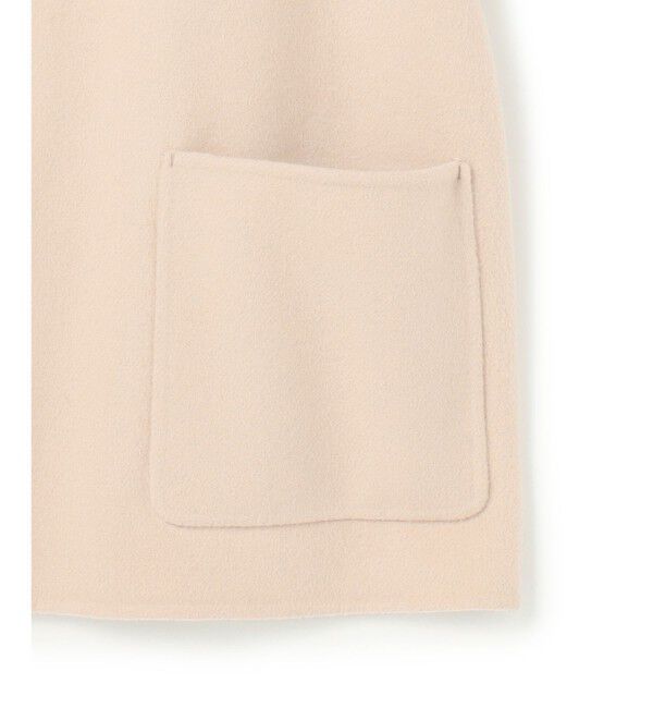 BEIGE,「【WEB限定】PAYSON / ウールリバーノーカラーショートコート」|ノーカラージャケット|