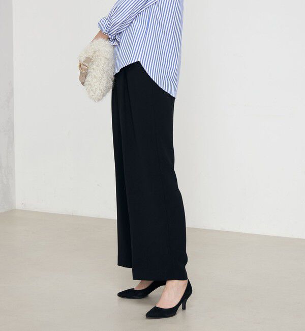 NOLLEY'S「《セットアップ対応》ウォッシャブルダブルクロスワイドパンツ」|その他|