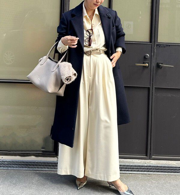 NOLLEY'S「◇【WEB限定サイズあり】《セットアップ対応》ウォッシャブルMannishワイドパンツ」|その他|