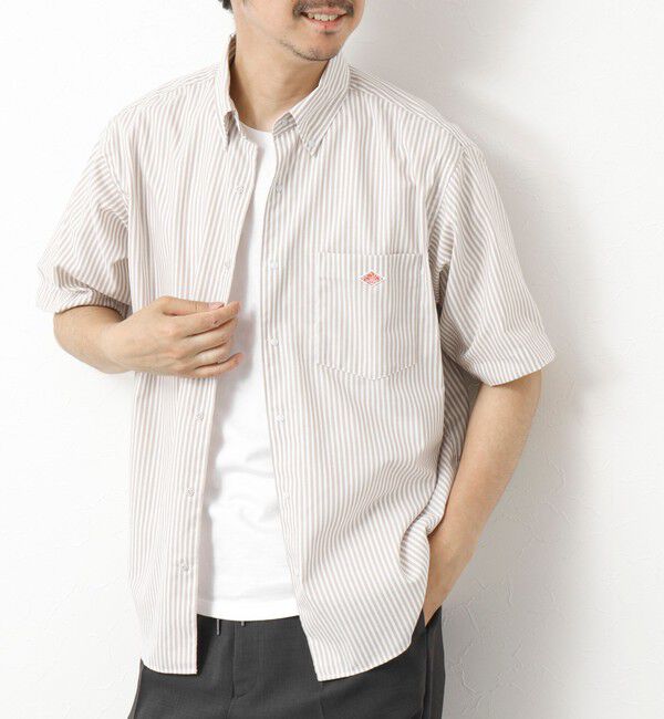 NOLLEY'S goodman「【DANTON/ダントン】DOT BUTTON B.D. SHIRT SS 25SS」|シャツ・ブラウス|