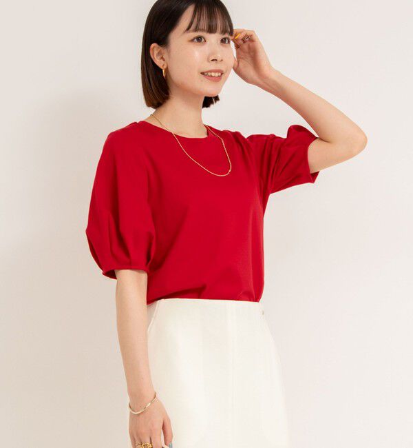 NOLLEY'S「高機能 LA＋スムース5分袖プルオーバーカットソー」|Tシャツ・カットソー|