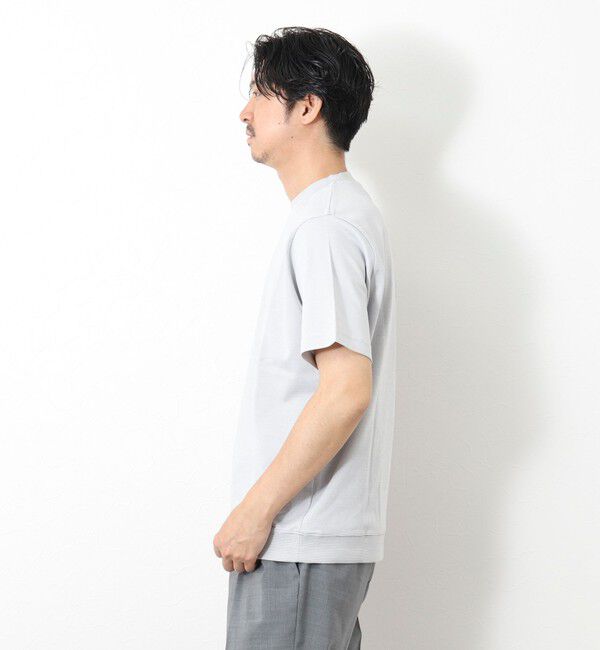 NOLLEY'S goodman「《ビジカジ対応》セミシルケットスムース ボーダードレスTシャツ 25SS」|Tシャツ・カットソー|