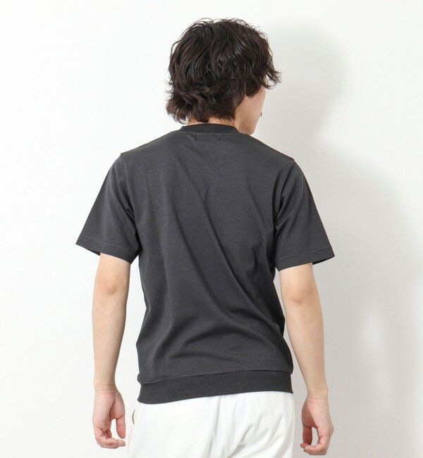 NOLLEY'S goodman「《ビジカジ対応》セミシルケットスムース ボーダードレスTシャツ 25SS」|Tシャツ・カットソー|